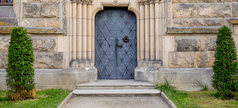 Traditional Double Front Doors in Royal Palm Beach, FL