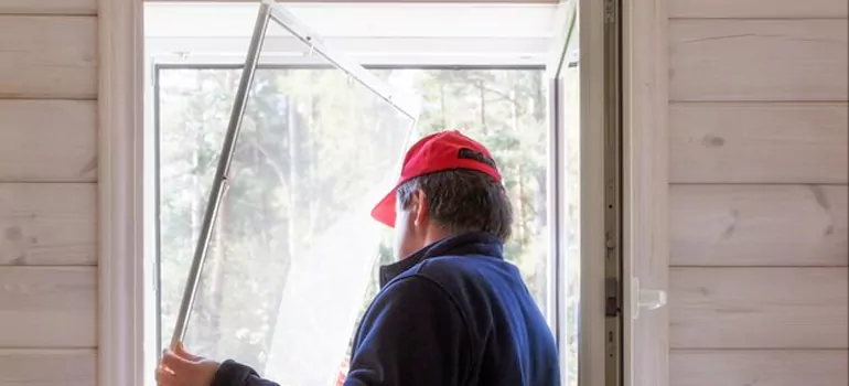 Expandable Window Screen Installation in Royal Palm Beach, FL